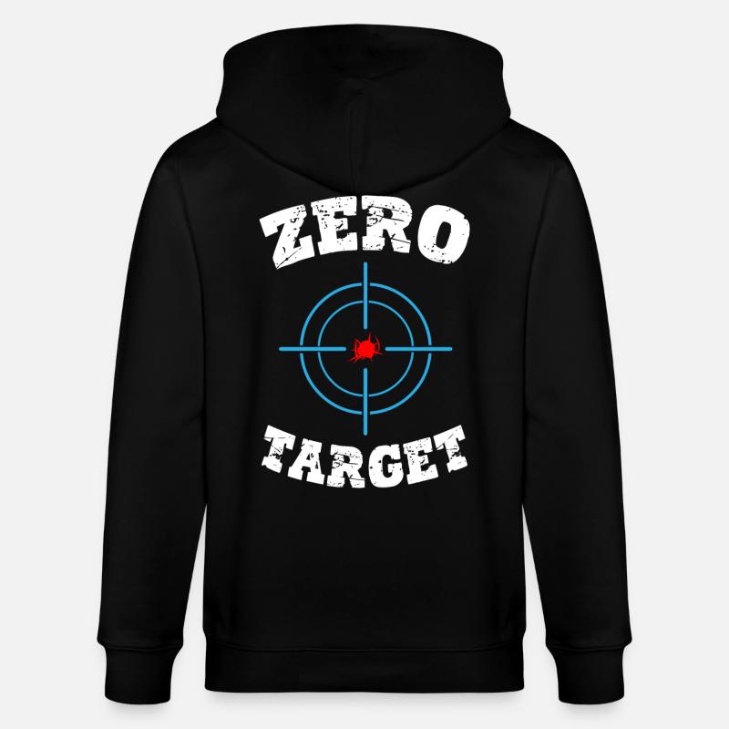 Zéro tir - Tireur d’élite - Veste à capuche bio CULTIVATOR Stanley/Stella Unisexe - noir