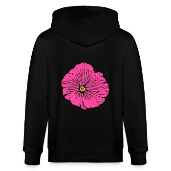 Muttertags Geschenk Mutter Muttertag Geschenkidee  - Stanley/Stella Unisex Bio-Kapuzenjacke CULTIVATOR  - Schwarz - Hinten - Anna (173cm)
