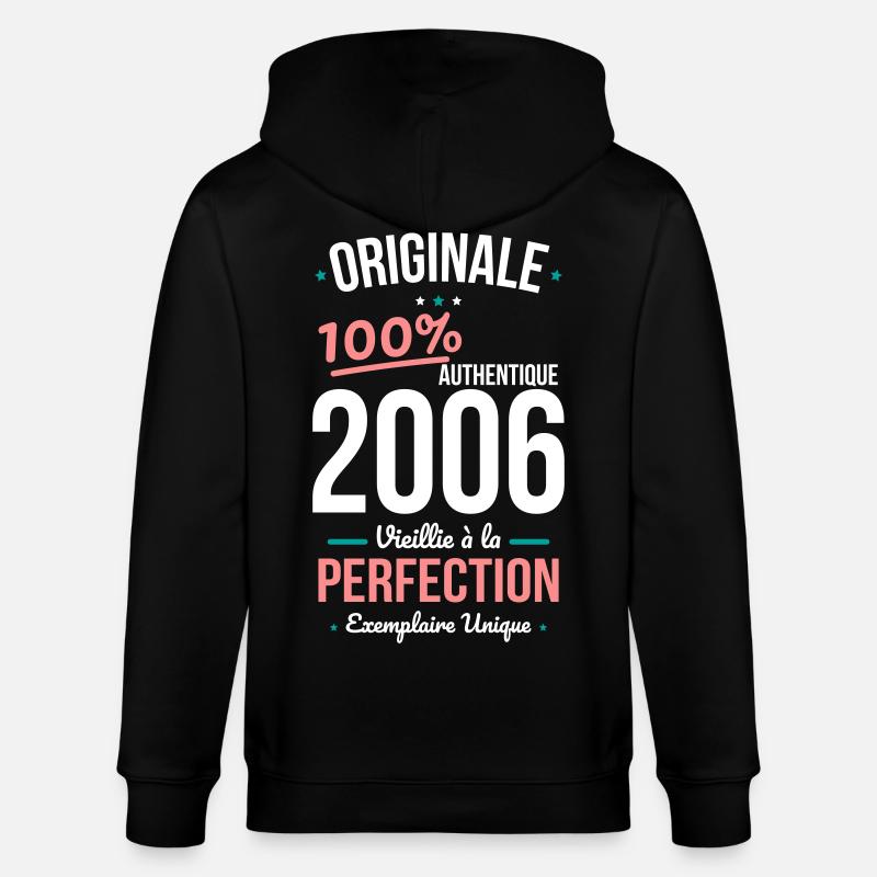 2006 – Original – Einzigartiges Exemplar - Stanley/Stella Unisex Bio-Kapuzenjacke CULTIVATOR  - Schwarz