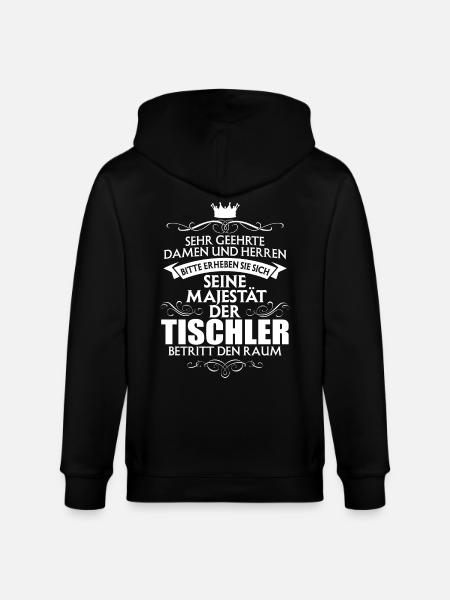 TISCHLER - Stanley/Stella Unisex Bio-Kapuzenjacke CULTIVATOR  - Schwarz
