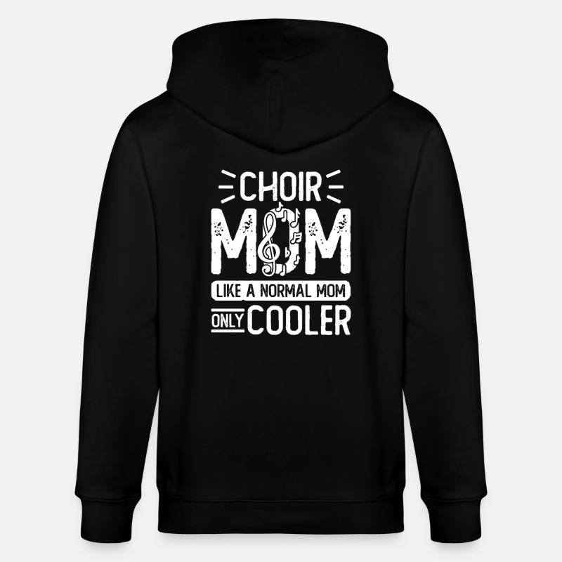 Coolste Mama Kirchenchor Design - Stanley/Stella Unisex Bio-Kapuzenjacke CULTIVATOR  - Schwarz
