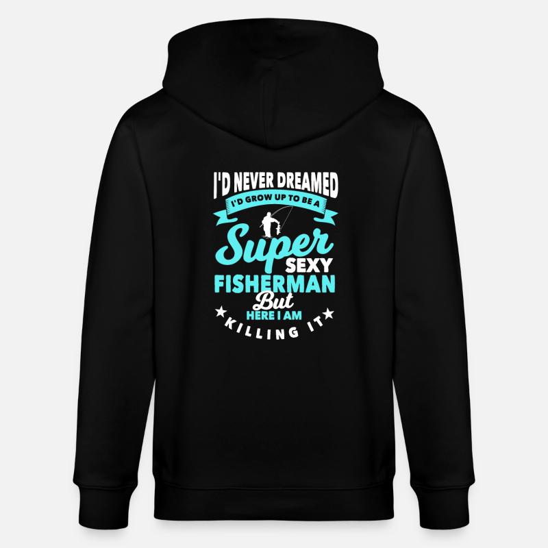 pêcheur - Veste à capuche bio CULTIVATOR Stanley/Stella Unisexe - noir