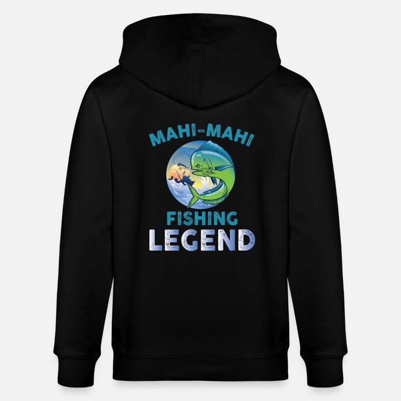 Légende Mahi-Mahi - Veste à capuche bio CULTIVATOR Stanley/Stella Unisexe - noir