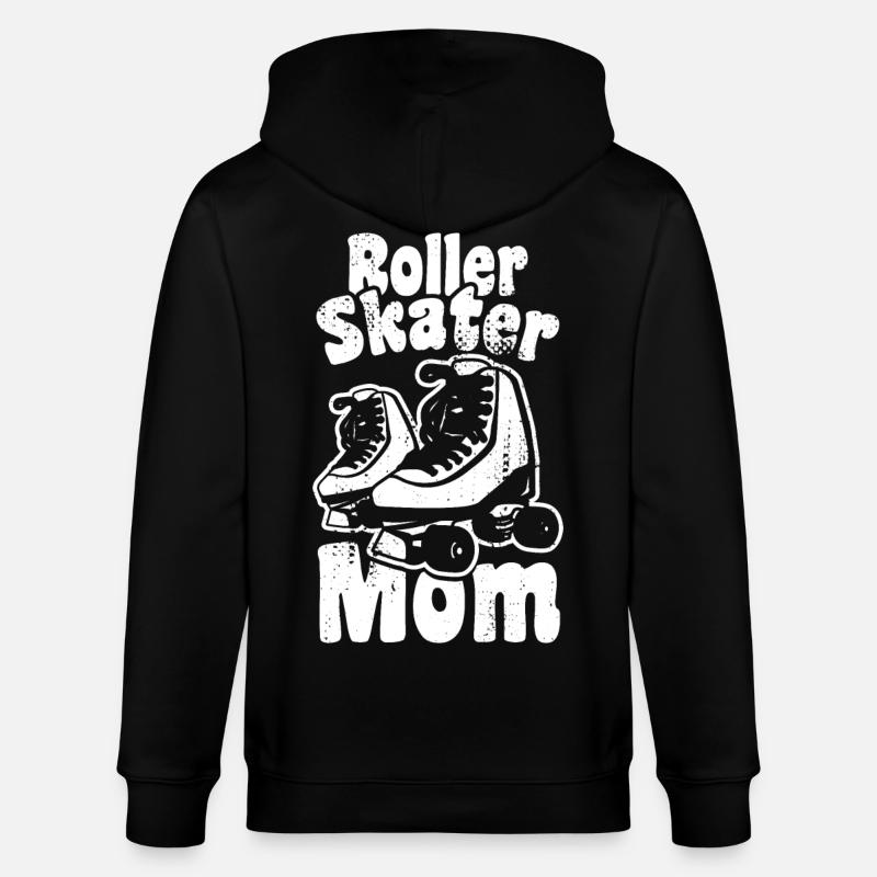 Mère patineuse à roulettes - Veste à capuche bio CULTIVATOR Stanley/Stella Unisexe - noir