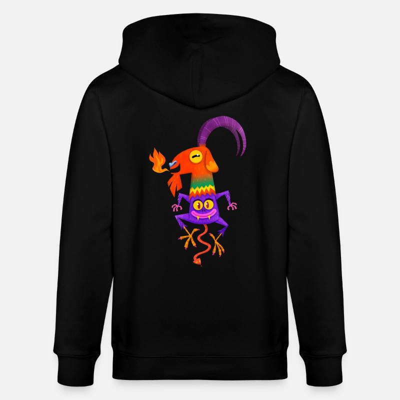 Lil 'Evil - Stanley/Stella Unisex Bio-Kapuzenjacke CULTIVATOR  - Schwarz