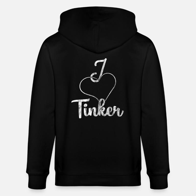 J'adore Tinker - Veste à capuche bio CULTIVATOR Stanley/Stella Unisexe - noir