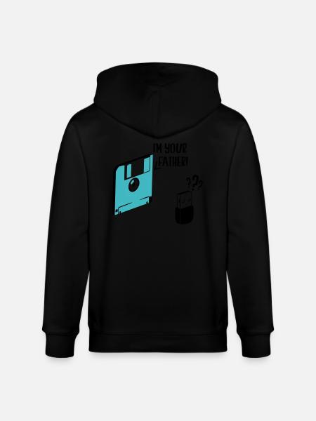 I'm your father - Veste à capuche bio CULTIVATOR Stanley/Stella Unisexe - noir