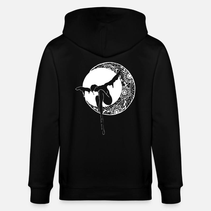 Lune de dentelle - Veste à capuche bio CULTIVATOR Stanley/Stella Unisexe - noir
