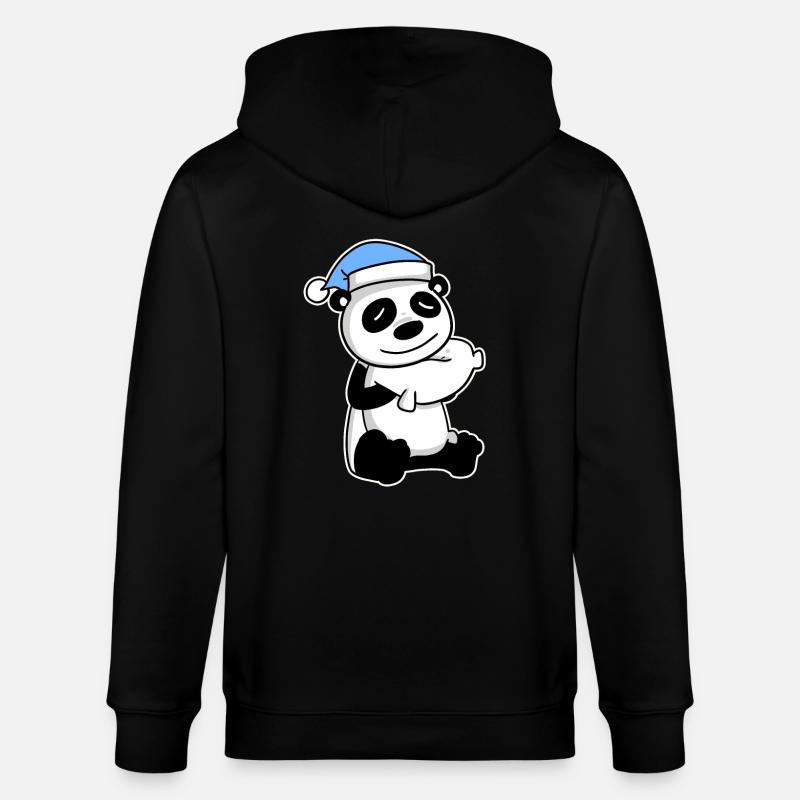 Panda Bébé - Veste à capuche bio CULTIVATOR Stanley/Stella Unisexe - noir