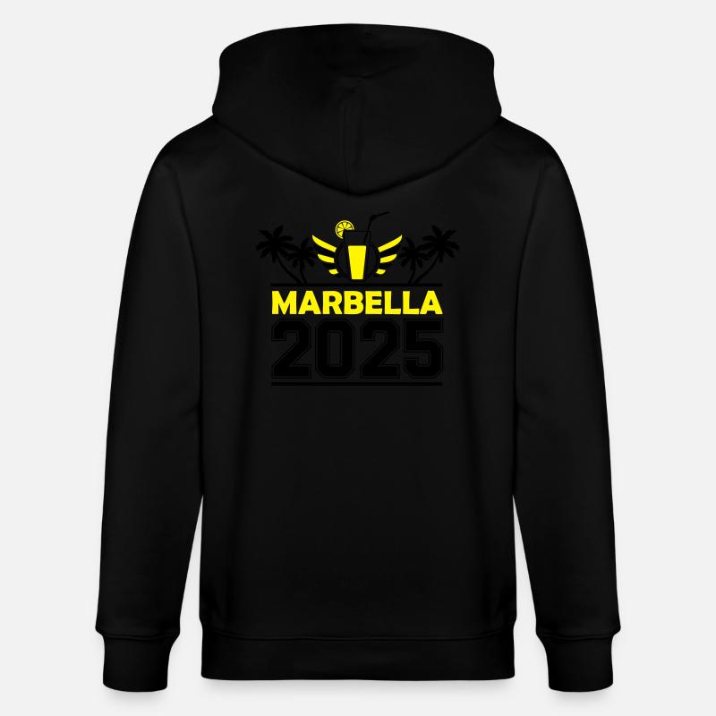 Marbella 2025 - Veste à capuche bio CULTIVATOR Stanley/Stella Unisexe - noir