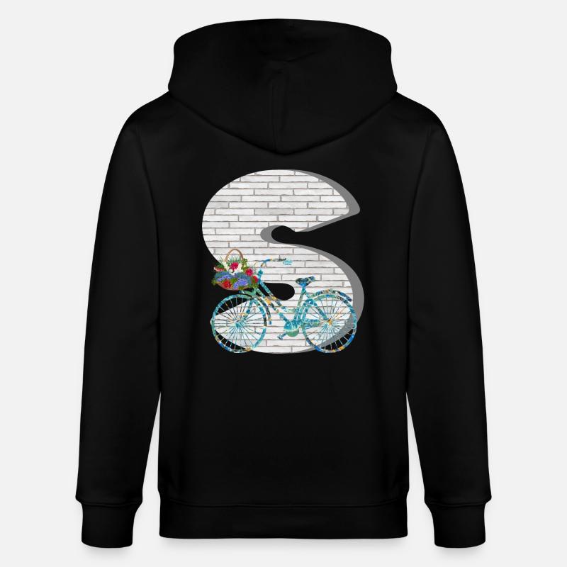 fahrrad e 100 s - Stanley/Stella Unisex Bio-Kapuzenjacke CULTIVATOR  - Schwarz