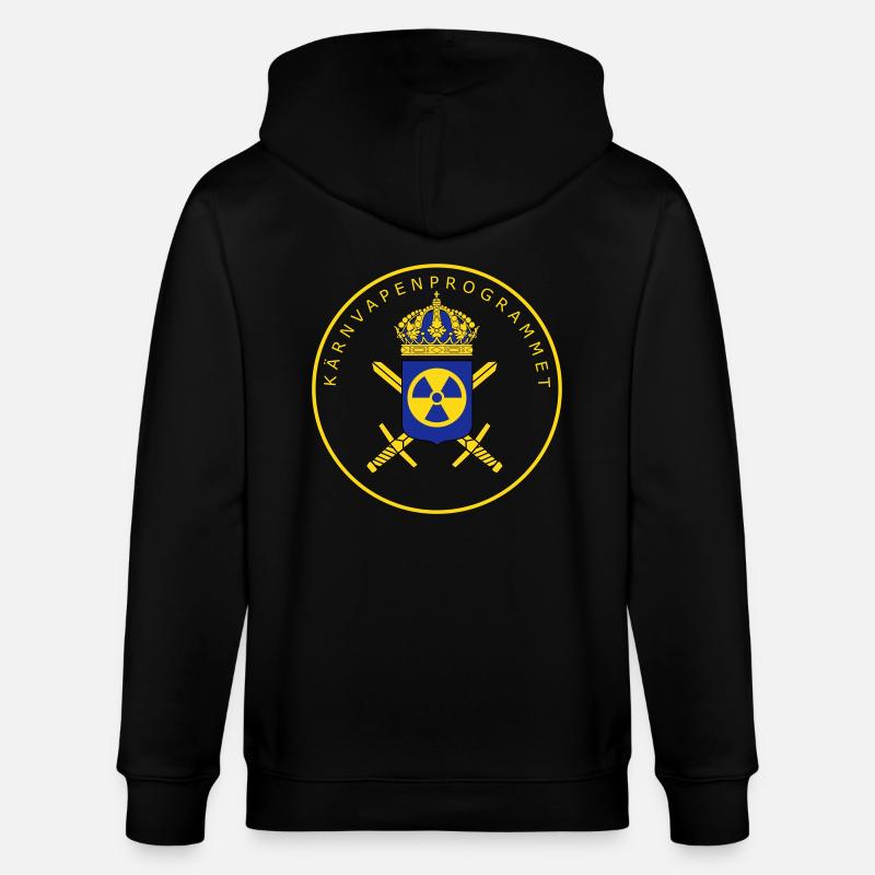 Das schwedische Atomwaffenprogramm - Stanley/Stella Unisex Bio-Kapuzenjacke CULTIVATOR  - Schwarz