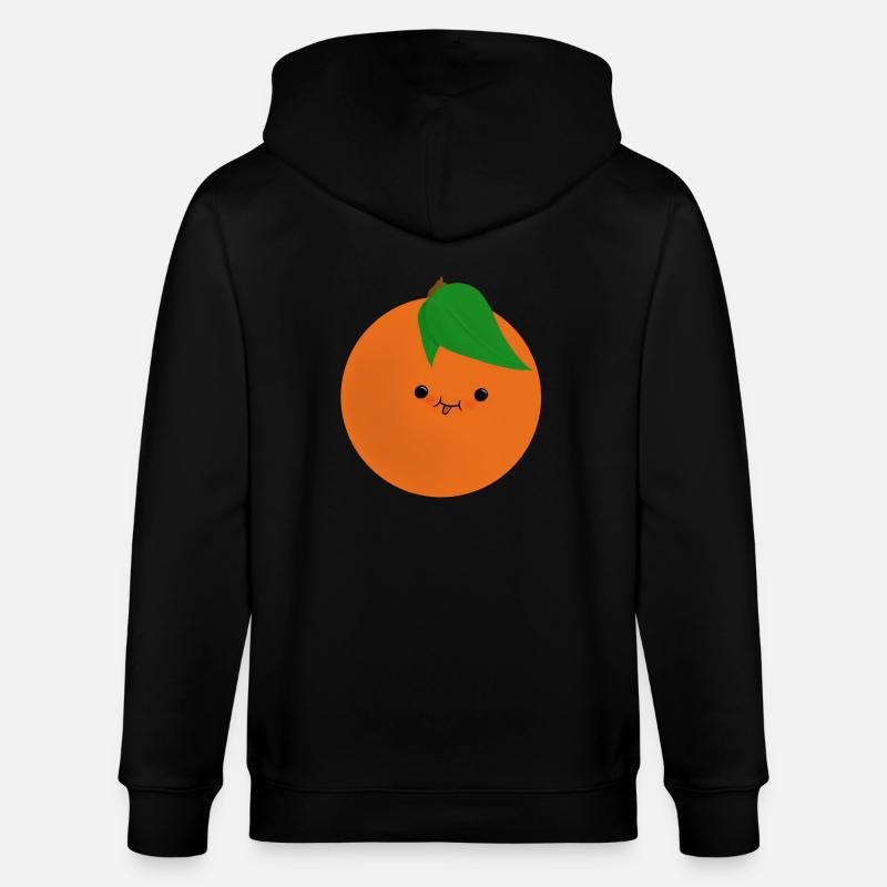 Nette orange - Stanley/Stella Unisex Bio-Kapuzenjacke CULTIVATOR  - Schwarz