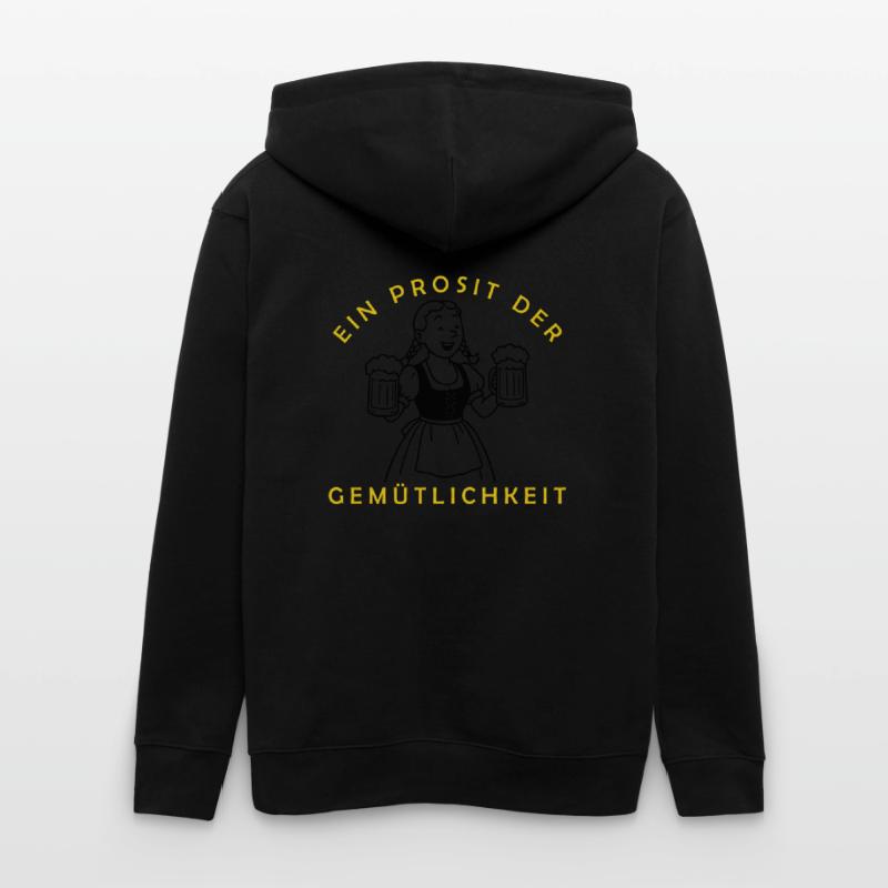 Bier Mädchen - Ein Prosit Der Gemütlichkeit Stanley/Stella CULTIVATOR  Unisex Organic Hooded Jacket