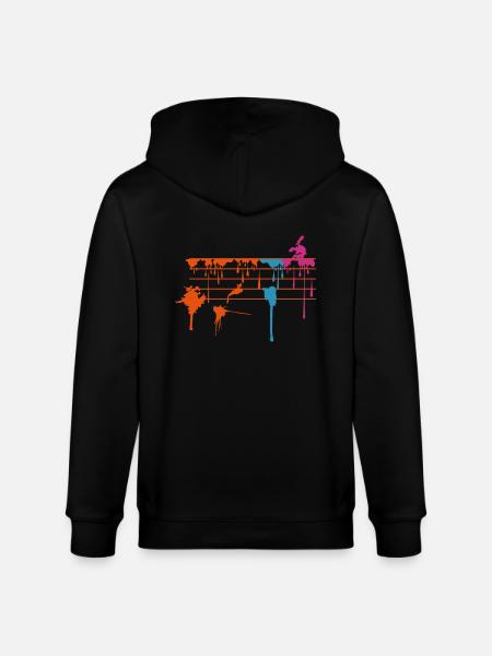 Notensplashes - Stanley/Stella Unisex Bio-Kapuzenjacke CULTIVATOR  - Schwarz