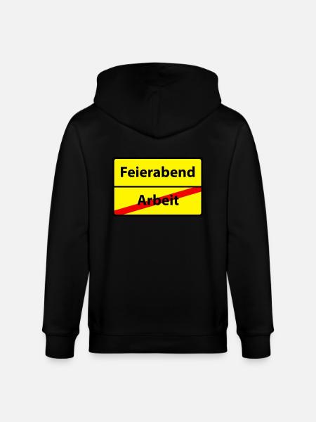 Arbeit Feierabend - Stanley/Stella Unisex Bio-Kapuzenjacke CULTIVATOR - Schwarz