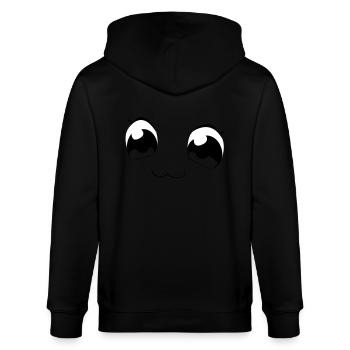 yeux - Veste à capuche bio CULTIVATOR Stanley/Stella Unisexe - noir - Dos - Anna (173cm)