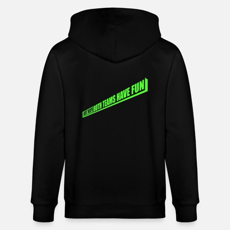 Both Teams Have Fun - Stanley/Stella Unisex Bio-Kapuzenjacke CULTIVATOR  - Schwarz