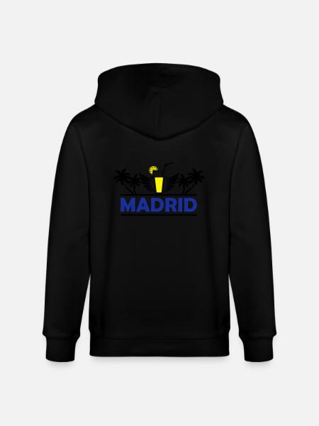 Madrid 2 - Stanley/Stella CULTIVATOR  Unisex Organic Hooded Jacket - black