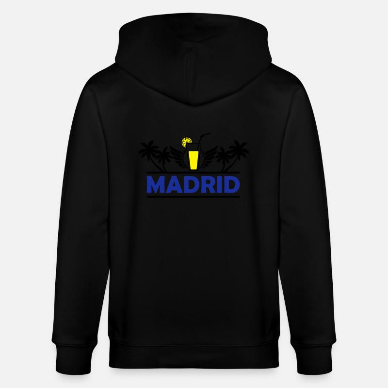 madrid 2 - Stanley/Stella Unisex Bio-Kapuzenjacke CULTIVATOR  - Schwarz