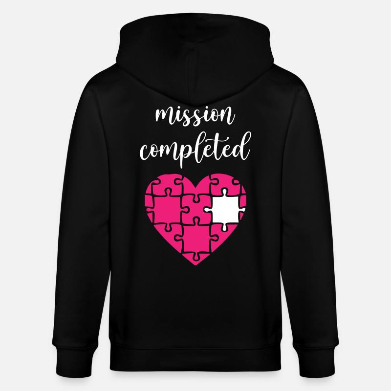 Mission Completed Puzzle - Stanley/Stella Unisex Bio-Kapuzenjacke CULTIVATOR  - Schwarz