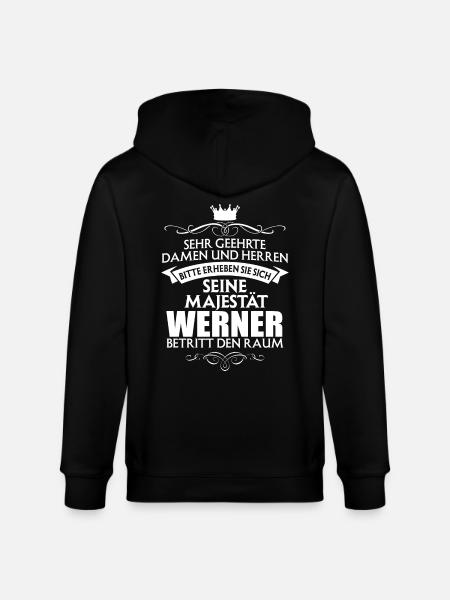 WERNER - Stanley/Stella Unisex Bio-Kapuzenjacke CULTIVATOR - Schwarz