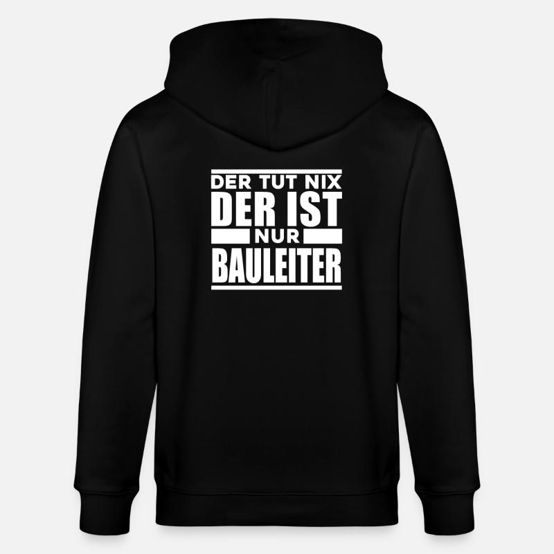 Bauleiter - Stanley/Stella Unisex Bio-Kapuzenjacke CULTIVATOR  - Schwarz