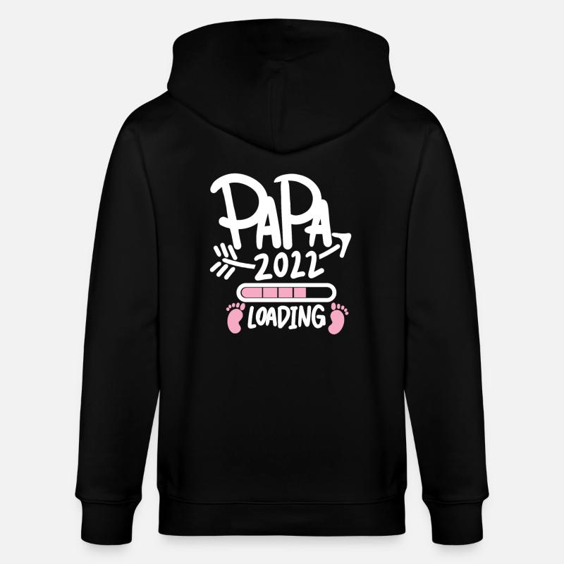 Papa 202 loading Tochter - Stanley/Stella Unisex Bio-Kapuzenjacke CULTIVATOR - Schwarz