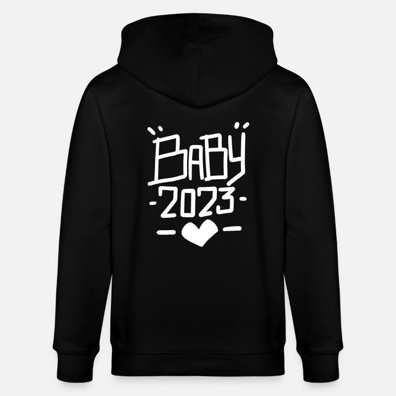 Bébé 2023 - Veste à capuche bio CULTIVATOR Stanley/Stella Unisexe - noir