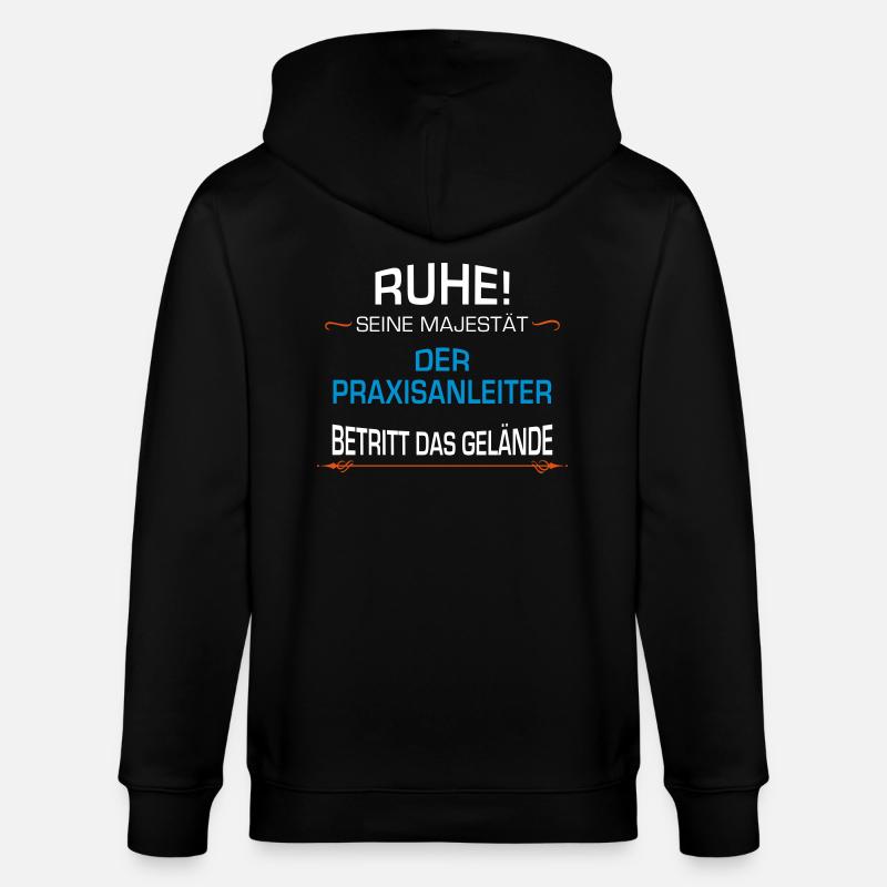 Praxisanleiter Beruf - Stanley/Stella Unisex Bio-Kapuzenjacke CULTIVATOR  - Schwarz