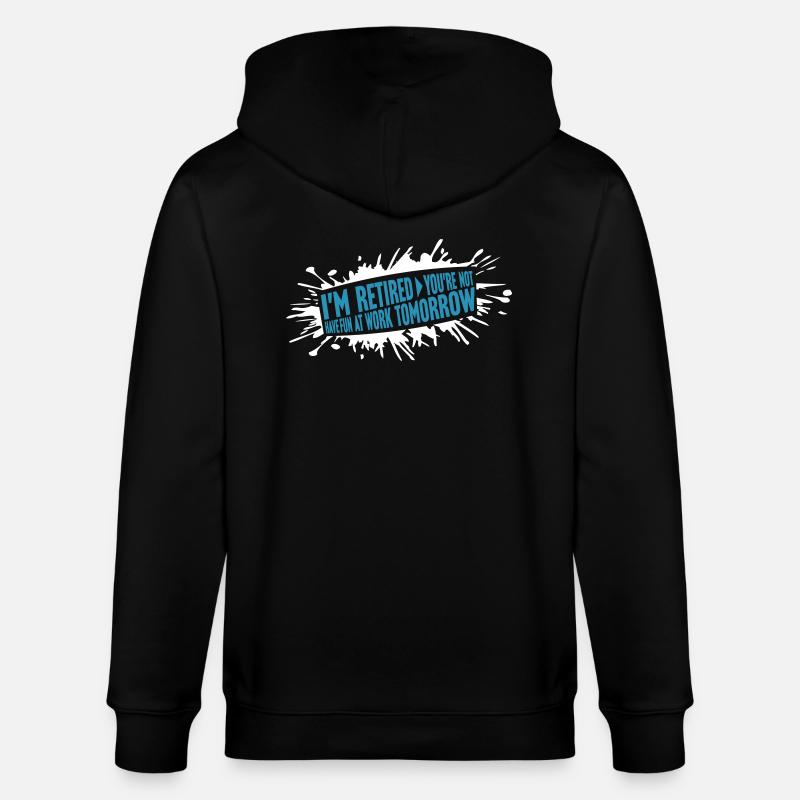 have fun at work - Stanley/Stella Unisex Bio-Kapuzenjacke CULTIVATOR  - Schwarz