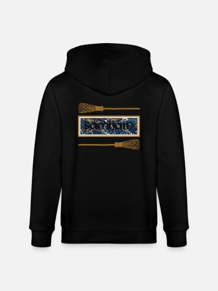 samhain e 16 - Stanley/Stella CULTIVATOR  Unisex Organic Hooded Jacket - black