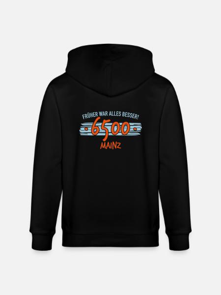 Früher 6500 Mainz - Stanley/Stella Unisex Bio-Kapuzenjacke CULTIVATOR - Schwarz