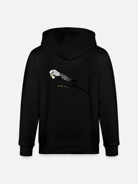 perruche - Veste à capuche bio CULTIVATOR Stanley/Stella Unisexe - noir
