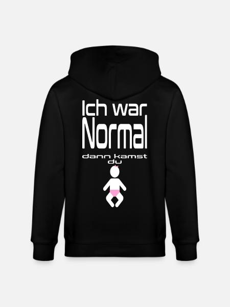 Lustiger Spruch Mädchen Baby Grafik - Stanley/Stella Unisex Bio-Kapuzenjacke CULTIVATOR - Schwarz