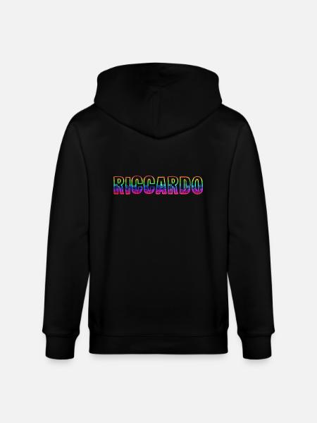 riccardo rs rainbow - Stanley/Stella CULTIVATOR  Unisex Organic Hooded Jacket - black