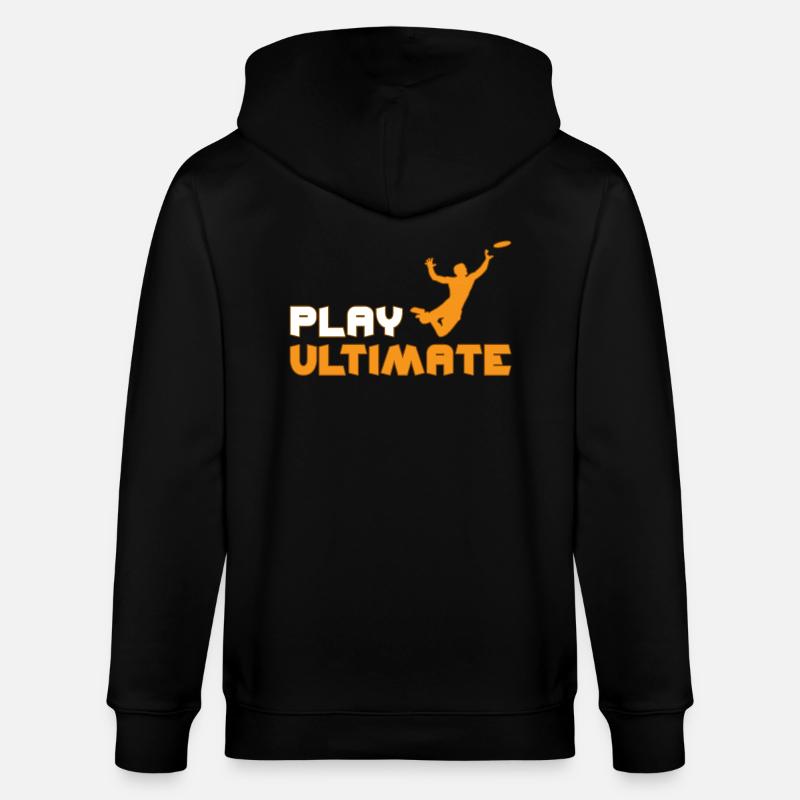 Ultimate Frisbee - Stanley/Stella Unisex Bio-Kapuzenjacke CULTIVATOR - Schwarz
