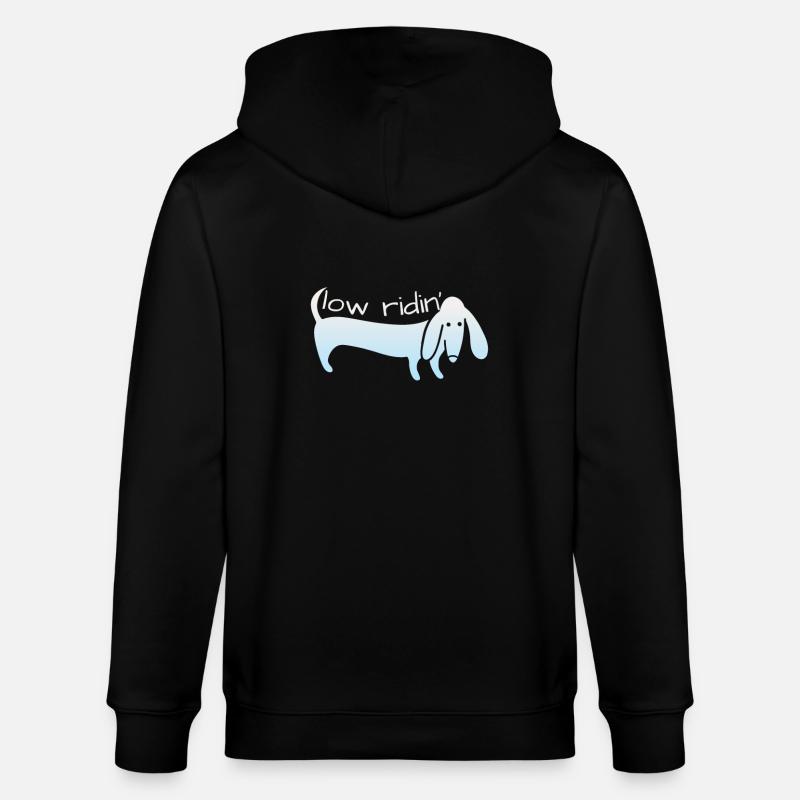 teckel - Veste à capuche bio CULTIVATOR Stanley/Stella Unisexe - noir