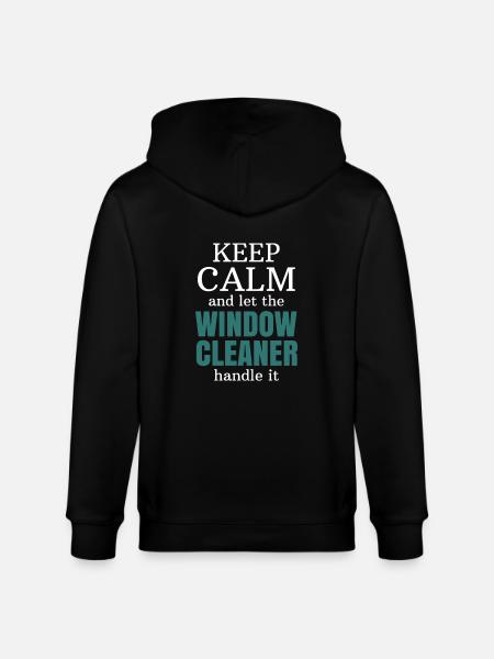 Fensterputzer Geschenk Beruf - Stanley/Stella Unisex Bio-Kapuzenjacke CULTIVATOR  - Schwarz
