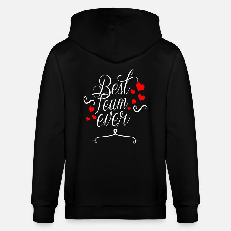 Best Team Ever - Stanley/Stella Unisex Bio-Kapuzenjacke CULTIVATOR - Schwarz