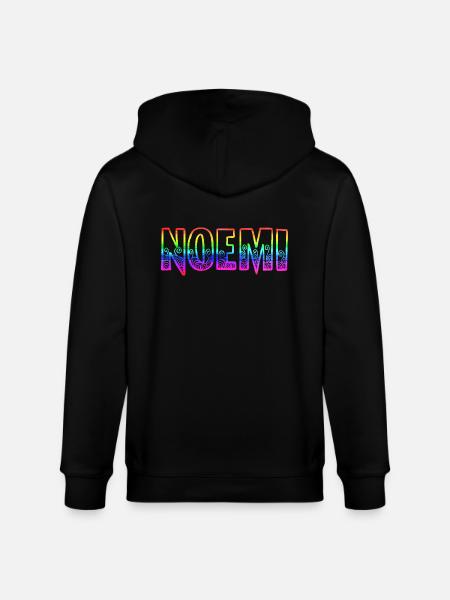 noemi rs rainbow - Stanley/Stella CULTIVATOR  Unisex Organic Hooded Jacket - black