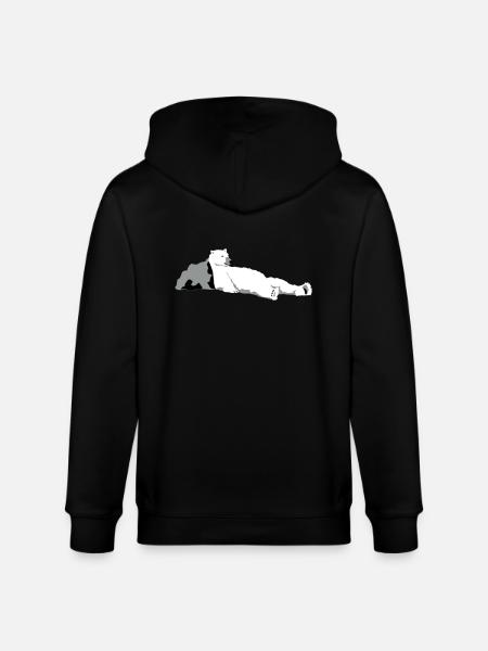Eisbär - Stanley/Stella Unisex Bio-Kapuzenjacke CULTIVATOR - Schwarz