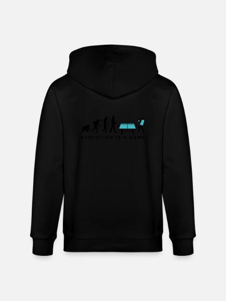 evolution_table_tennis_072012_c_2c - Stanley/Stella CULTIVATOR Unisex Organic Hooded Jacket - black