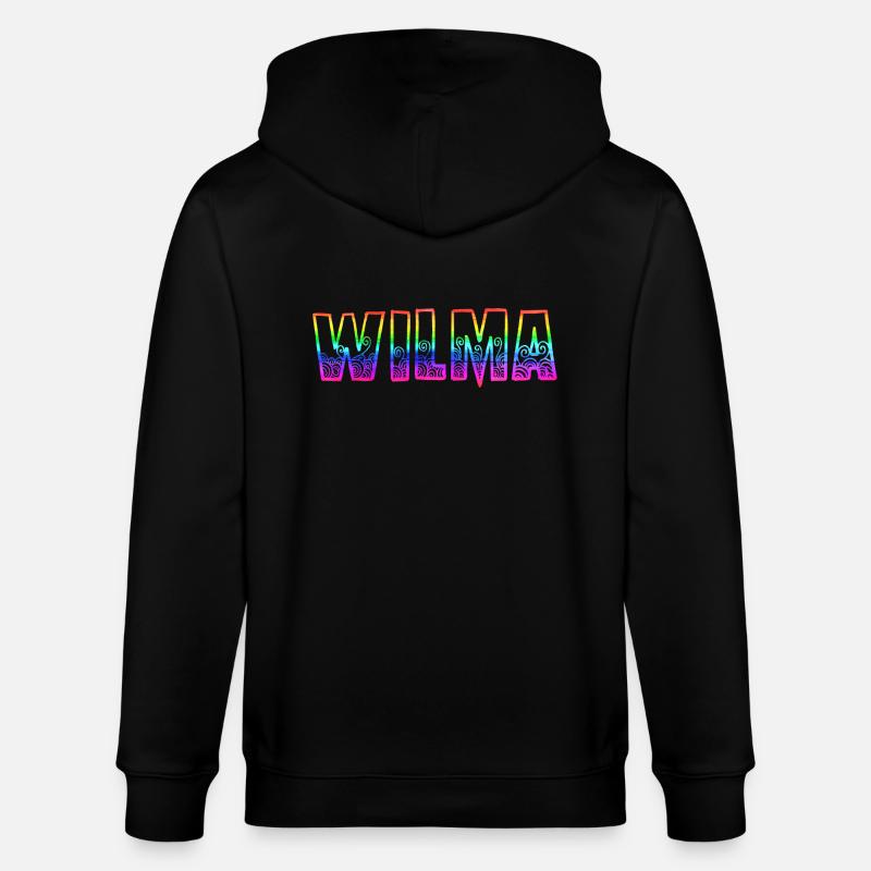 wilma rs arc-en-ciel - Veste à capuche bio CULTIVATOR Stanley/Stella Unisexe - noir