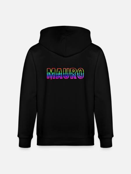 mauro rs rainbow - Stanley/Stella CULTIVATOR Unisex Organic Hooded Jacket - black