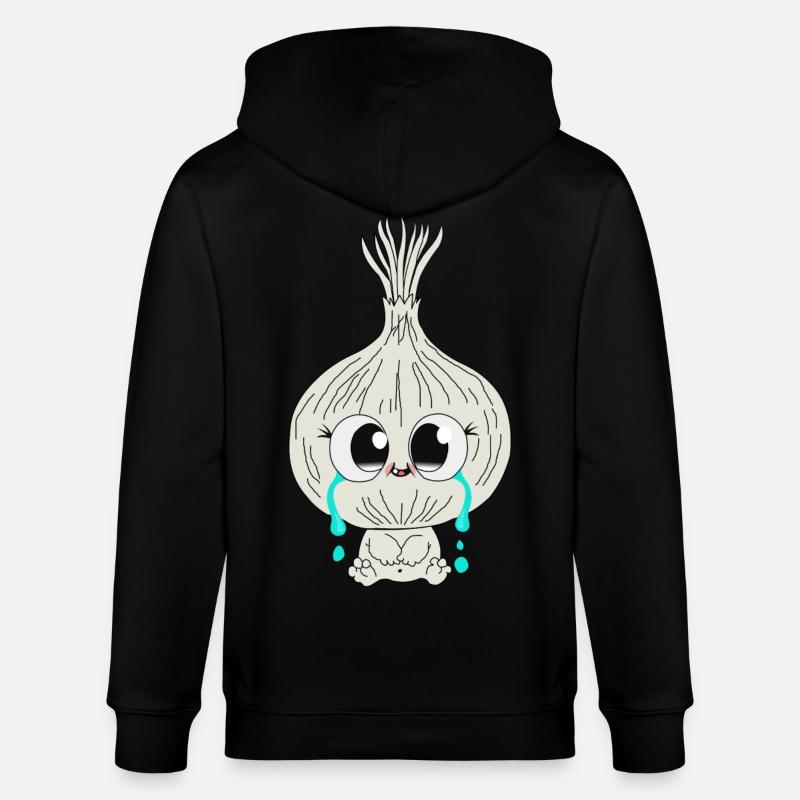 Oignon - Veste à capuche bio CULTIVATOR Stanley/Stella Unisexe - noir