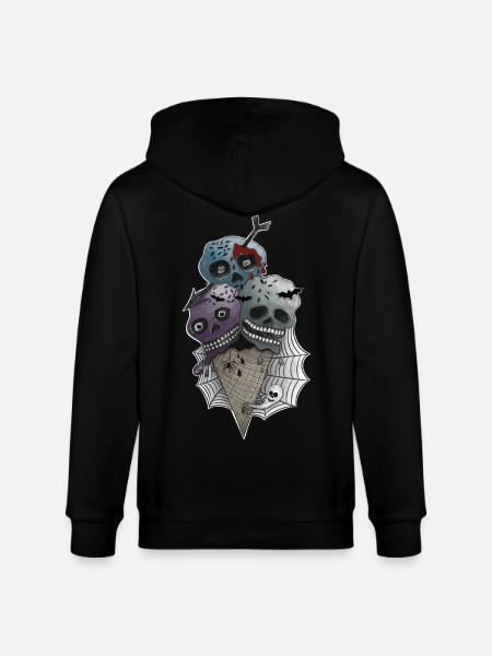 GothICECream Deluxe Eis - Stanley/Stella CULTIVATOR Unisex Organic Hooded Jacket - black