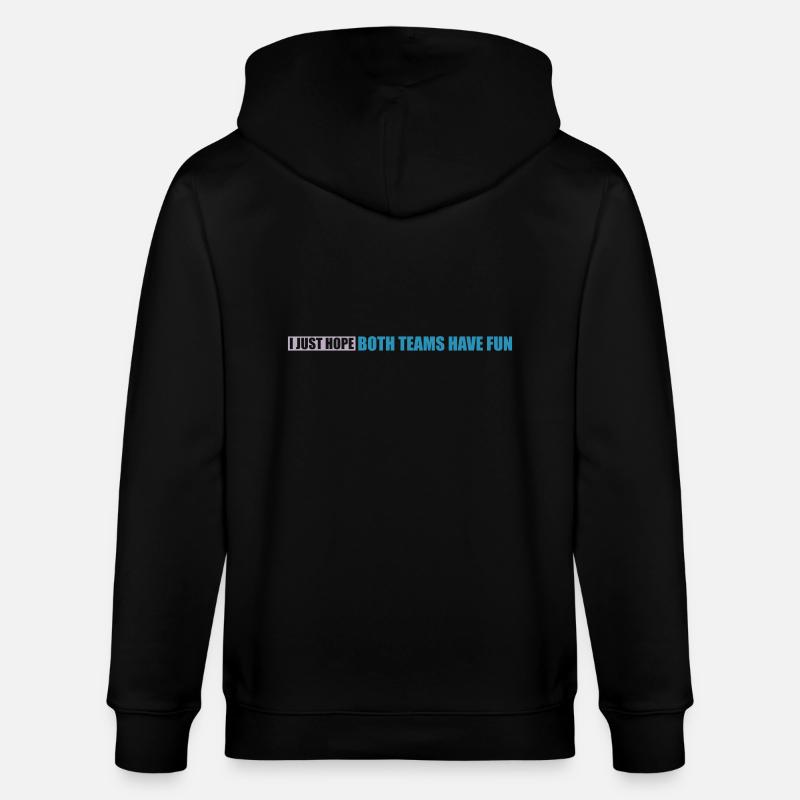 Both Teams Have Fun - Stanley/Stella Unisex Bio-Kapuzenjacke CULTIVATOR  - Schwarz