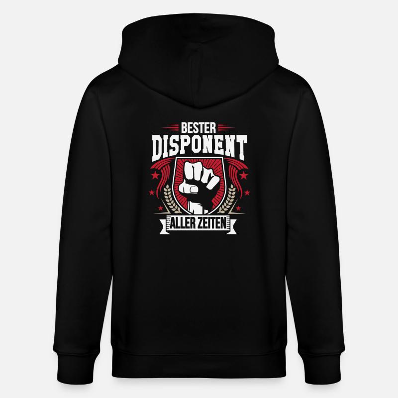 Bester Disponent aller zeiten - Stanley/Stella Unisex Bio-Kapuzenjacke CULTIVATOR  - Schwarz