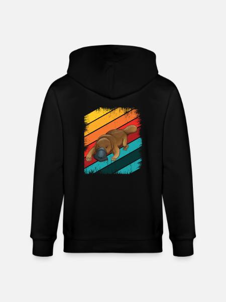 platypus - Stanley/Stella CULTIVATOR  Unisex Organic Hooded Jacket - black